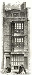 John Milton's house in the Barbican, from 'London Pictures: Drawn with Pen and Pencil', by Rev. Richard Lovett, published 1890 (litho) | Obraz na stenu