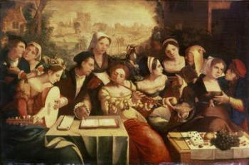 The Prodigal Son Feasting with Harlots | Obraz na stenu