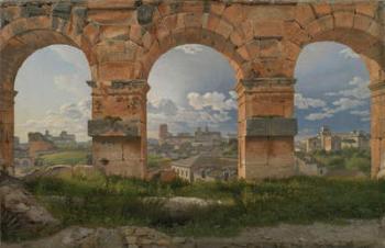 A View through Three of the North-Western Arches of the Third Storey of the Coliseum in Rome, 1815 (oil on canvas) | Obraz na stenu
