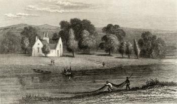 Runnymead or Magna Carta Island (engraving) | Obraz na stenu