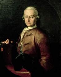 Johann Georg Leopold Mozart (1719-87), father of Wolfgang Amadeus, 1765 | Obraz na stenu