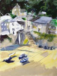 Mousehole, Cornwall, 2005 (acrylic on board) | Obraz na stenu