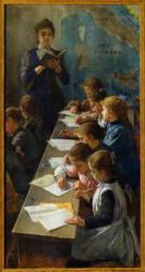 The Dictation Lesson, 1891 (oil on canvas) | Obraz na stenu
