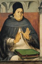 Portrait of St. Thomas Aquinas (1225-74) c.1475 (oil on panel) | Obraz na stenu