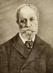 Mor Jokai (1825-1904) (b/w photo) | Obraz na stenu
