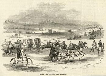 Near the Course, Newmarket, from 'The Illustrated London News', 3rd May 1845 (engraving) | Obraz na stenu