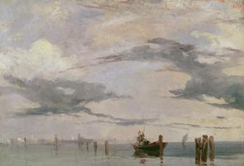 View of the Lagoon near Venice, 1826 (oil on canvas) | Obraz na stenu