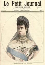 Empress of Russia, from 'Le Petit Journal', 7th February 1891 (coloured engraving) | Obraz na stenu