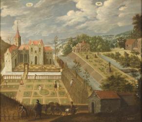 March and April from Los doce meses del año (The Twelve Months of the Year), 1650-99 (oil on canvas) | Obraz na stenu