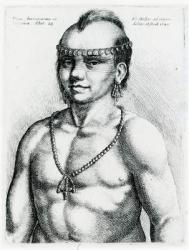 Virginian Indian, 1645 (engraving) | Obraz na stenu