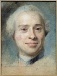 Portrait of Jean Le Rond d'Alembert (1717-83) 1753 (pastel on paper) | Obraz na stenu