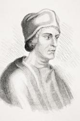 John Colet, illustration from 'Old England's Worthies' by Lord Brougham, published c.1880 (engraving) | Obraz na stenu