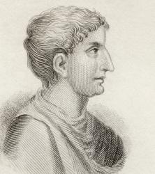 Gaius Sallustius Crispus, from 'Crabb's Historical Dictionary', published 1825 (litho) | Obraz na stenu