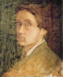 Self Portrait, c.1852 (pastel on paper) | Obraz na stenu