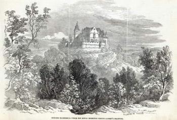 Schloss Kalenberg, engraved by W.J. Linton, from 'The Illustrated London News', 16th August 1845 (engraving) | Obraz na stenu