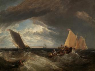 The Junction of the Thames and the Medway, 1807 (oil on canvas) | Obraz na stenu