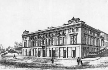 The Grecian Building, 336-56 Sauchiehall Street, Glasgow (engraving) | Obraz na stenu