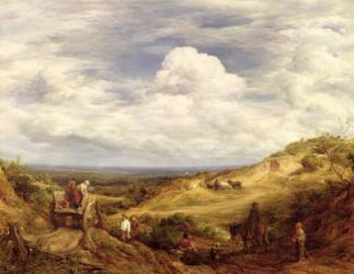 Sand Pits, Hampstead Heath, 1849 (oil on canvas) | Obraz na stenu