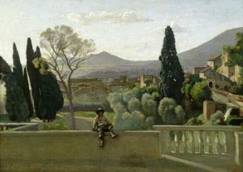 The Gardens of the Villa d'Este, Tivoli, 1843 (oil on canvas) | Obraz na stenu