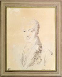 Klemens Wenzel Nepomuk Lothar (1773-1859) Prince of Metternich-Winneburg, 1812 (w/c on paper) | Obraz na stenu