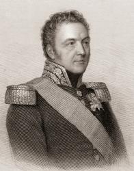 Bertrand, Count Clausel (or Clauzel) 1772 1842. Marshal of France. From a 19th century print. | Obraz na stenu