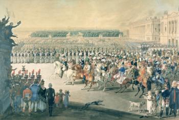 March of the Allied forces into Paris, 1815 | Obraz na stenu