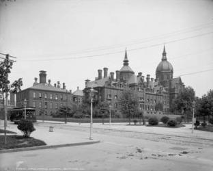Johns Hopkins Hospital, Baltimore, Md., c.1903 (b/w photo) | Obraz na stenu