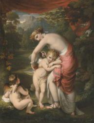 Venus and Cupid, 1809 (oil on canvas) | Obraz na stenu