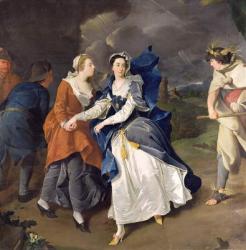 Mrs Cibber (1714-66) as Cordelia, 1755 (oil on canvas) | Obraz na stenu