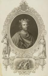 Henry III (1207-72) King of England from 'The Gallery of Portraits', published 1833 (engraving) | Obraz na stenu