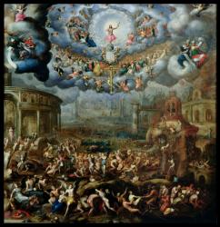 The Last Judgement (oil on canvas) | Obraz na stenu