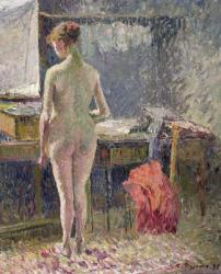 Female Nude seen from the Back, 1895 (oil on canvas) | Obraz na stenu
