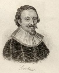 Hugo Grotius, from 'Crabb's Historical Dictionary', published 1825 (litho) | Obraz na stenu