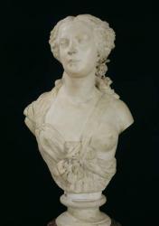 Bust of Madame Sabatier, 1847 (marble) | Obraz na stenu