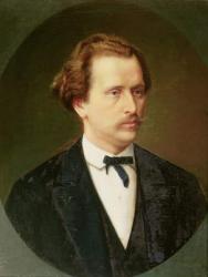 Portrait of Nikolay Rubinstein (1835-81) c.1870 (oil on canvas) | Obraz na stenu