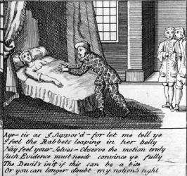 The Doctor in Labour, or the New Whim Wham from Guildford, circa 1726 (engraving) | Obraz na stenu