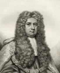 Lord Robert Raymond, engraved by Rivers, illustration from 'A catalogue of Royal and Noble Authors, Volume IV', published in 1806 (litho) | Obraz na stenu