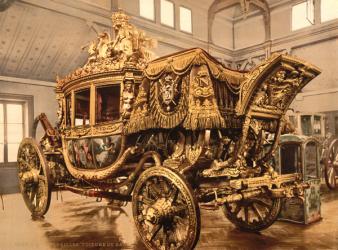 Charles X, carriage, Versailles, France, c.1890-c.1900 | Obraz na stenu