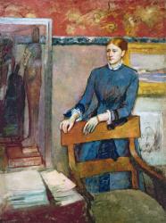 Helene Rouart in her Father's Study, c.1886 (oil on canvas) | Obraz na stenu