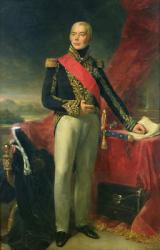 Etienne-Jacques-Joseph-Alexandre Macdonald (1765-1840) Duc de Tarente and Marshal of France, 1837 (oil on canvas) | Obraz na stenu