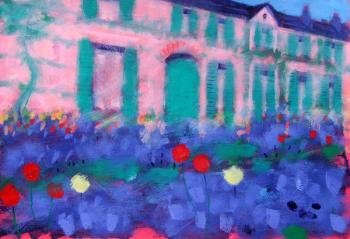 Giverny (acrylic on board) | Obraz na stenu