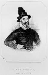 James Douglas (1516-81) 4th Earl of Morton (engraving) (b/w photo) | Obraz na stenu