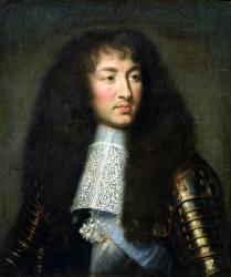 Portrait of Louis XIV (1638-1715) (oil on canvas) | Obraz na stenu