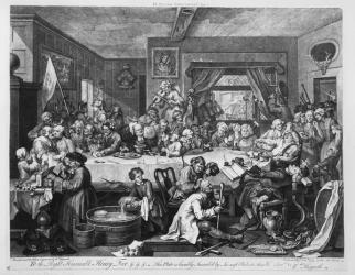 An Election Entertainment, 1755 (engraving) | Obraz na stenu