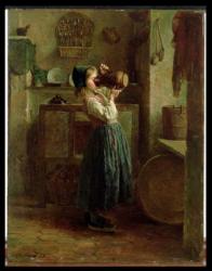 Helping Herself, 1859 (oil on panel) | Obraz na stenu