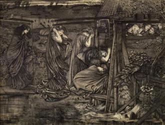 The Wise and Foolish Virgins (etching) | Obraz na stenu