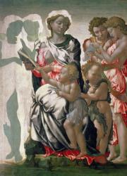 Madonna and Child with St. John, c.1495 (tempera on panel) | Obraz na stenu