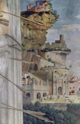 St. Sebastian, detail of the landscape, 1481 (oil on canvas) | Obraz na stenu