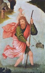 Saint Christopher (oil on panel) | Obraz na stenu