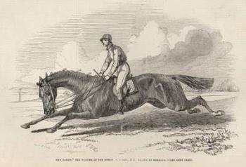 'The Baron', the winner of the Great St. Leger, from 'The Illustrated London News', 27th September 1845 (engraving) | Obraz na stenu